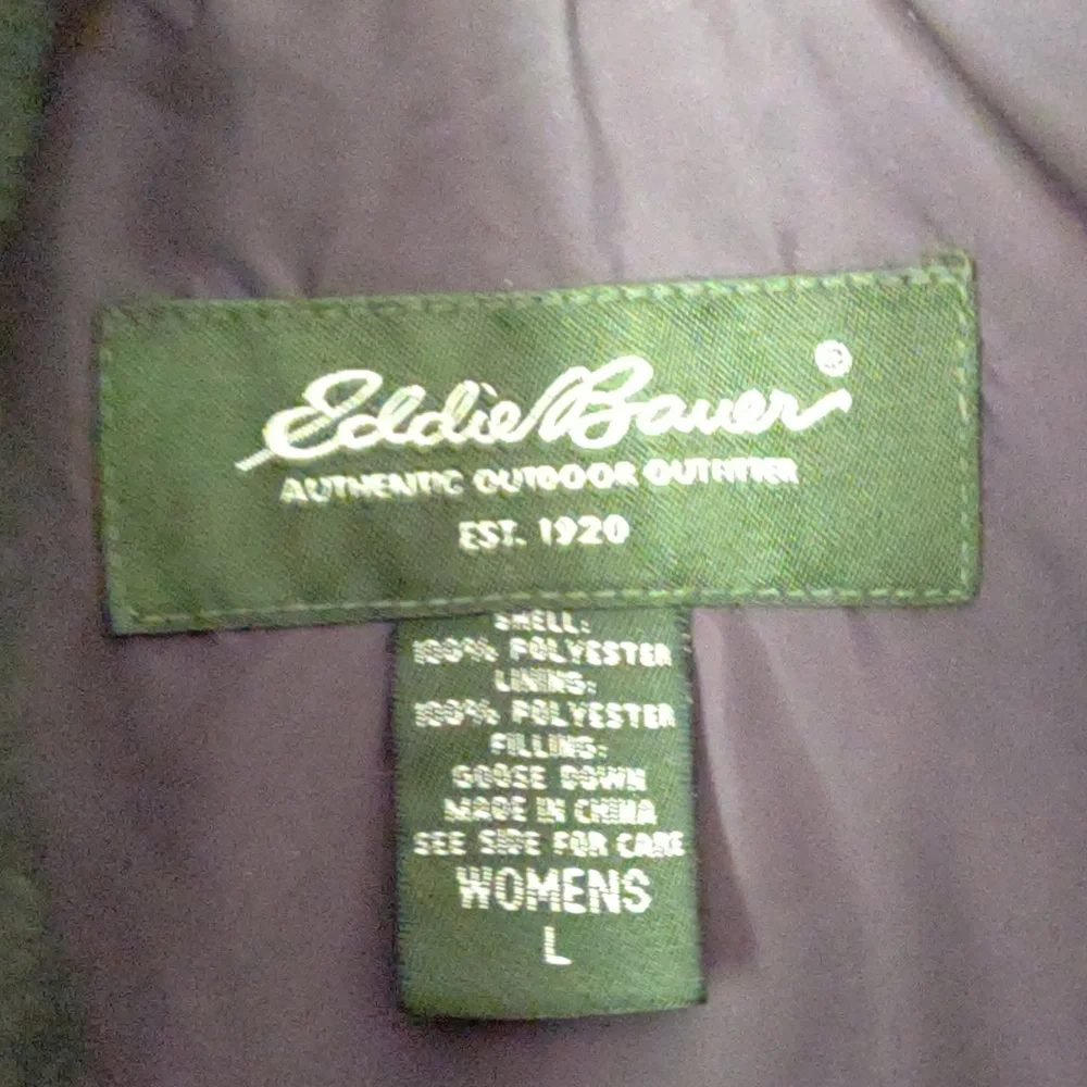 Eddie Bauer Goose down vest, Large - Picture 2 of 3